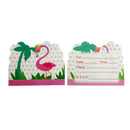 10pcs flamingo invitations cards baby shower happy birthday party invitations TE