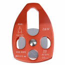 30kn Rope pulley great rea Simple / Double For Tree Climbing Lifting - One  K3G6