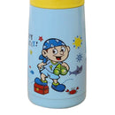 400ml Child Spill-Proof Sippy Vacuum Cup with Straw School Outdoor Sky Blue