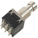 10 Pcs 9-pin 3PDT Guitar effects Self-locking Button switch J3O8