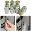 Quelima 4PCS 2.0 / 2.2 / 2.4Bar 28-48PSI Car Automatic Tire Pressure Monito