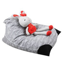 Modern stuffed storage bean bag storage as chair portable children's clothi