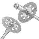 20Pcs Diamond Cutting Wheel(22Mm)with 4Pcs 402 Mandrel(3Mm)and Screwdriver