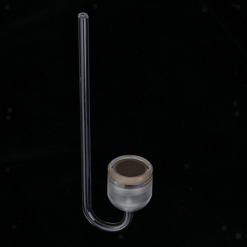 Aquarium Acrylic CO2 Diffuser Carbon Dioxide Atomizer Reactor Flat Bottom S