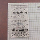 Diary Silicone Finished Chapter Stamp Flower Transparent Xmas T1341 Seal V4U3