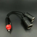 Hot 12V Power Dual Car Cigarette Lighter Socket Plug Adaptor Charger Splitter A+