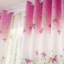 2x1m Sitting Room Balcony Cafe Butterfly Printed Gauze Shade Cloth Curtain