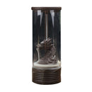 Backflow Incense Burner With Acrylic Protective Cover Ceramic Dragon Incens L4B8