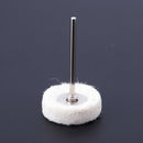 25mm x 3mm Grinding Electric Drilling Machine Polishing Pad Felt Polish Bei E5W7