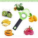 4 pack 3 In 1 Avocado Peach Slicer Corer Fruit Peeler Cutter Kitchen GadgetB Bj