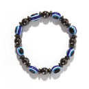 Men Women Magnetic Bracelet Arthritis Hematite Bead Bracelet  PVES