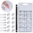 False Nail Tips Set Full Cover Quick Building Beginners DIY Manicure Artificial