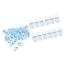 50pcs Mini Pacifier Plastic Table Confetti for Baby Shower-Blue