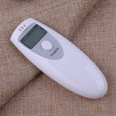 White Portable Breathalyzer Alcohol Tester Digital Breath Tester w/ LCD Display