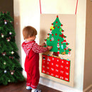 Felt Christmas Tree Set With Ornaments Xmas Gifts Wooden Hanging PendantsSEAU