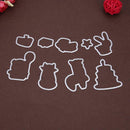 Birthday Silicone Clear Stamp+Metal Cutting Die Stencil DIY Scrapbook Decor