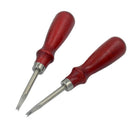 2Pcs Beech Handle Leather Trimmer Chamfering Manual Diy Leather Engraving T