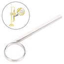 1pc Nickel Plated Metal Trumpet Valve Slide Finger Pull Ring For Trumpet CorneOZ
