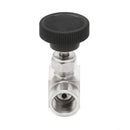 3/8" 915PSI Needle Valve Female Thread 304 Stainless Steel Flow Control Shut Off