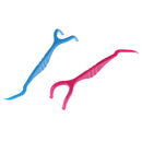 15Pcs random color durable y shape dental floss holder dental care flossing t FT