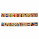 Children Wooden Montessori Materials Learning To Count Numbers Matching Ear