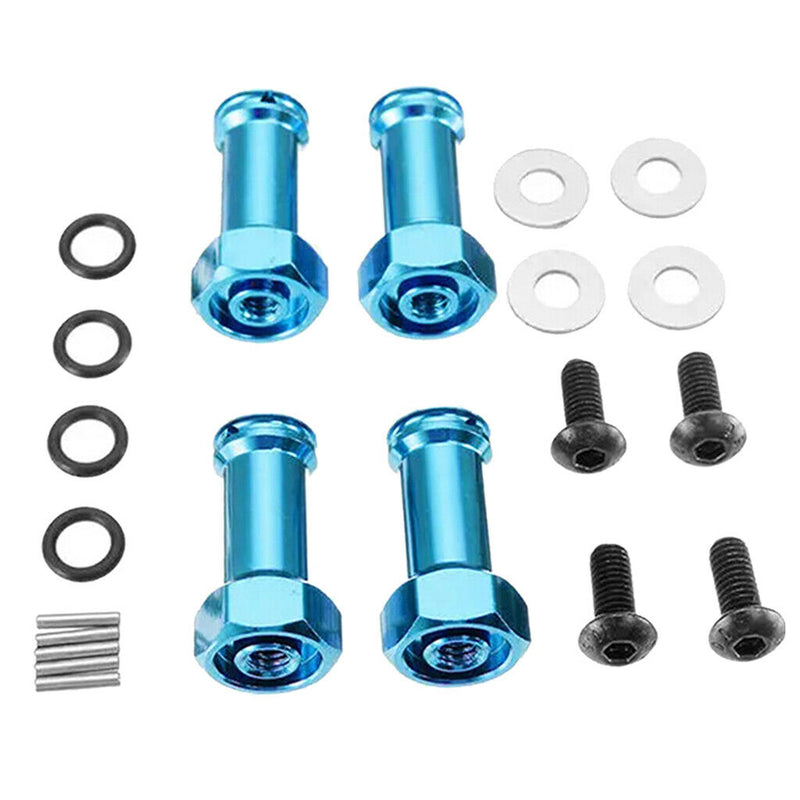 12mm Wheel Hex Hub Extension Adapter for 1/14 Wltoys 144001 Blue