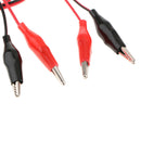 Alligator Clips To USB Male + Alligator Clips To USB Female Test Lead