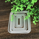 DIY Scrapbooking Album Paper Cards Dotted Line Rectangle Metal Cutting DieME