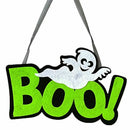 Halloween BOO Ghost Hanging Sign Home Wall Decoration Props Indoor And Outd