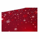 7x5ft Red Christmas Background Wall Christmas Snowflake Backdrop Photograph I9J7