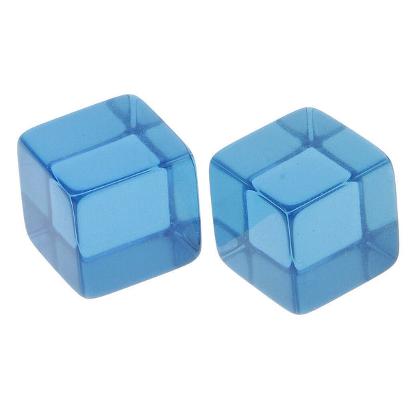 25pcs D6 Six Sided Transparent Blank Dices Set Board Game Toys Table Games for