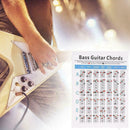Guitar Chord Wall Chart Music Fretboard Instructional Exercise Poster Delic L3D0