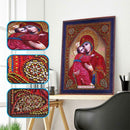 5D DIY Special Shaped Diamond Painting Religion Women Cross Stitch Mosaic