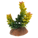 2Pack Reptile Succulent Plants Fish Tank Ornament Desert Plant Artificial
