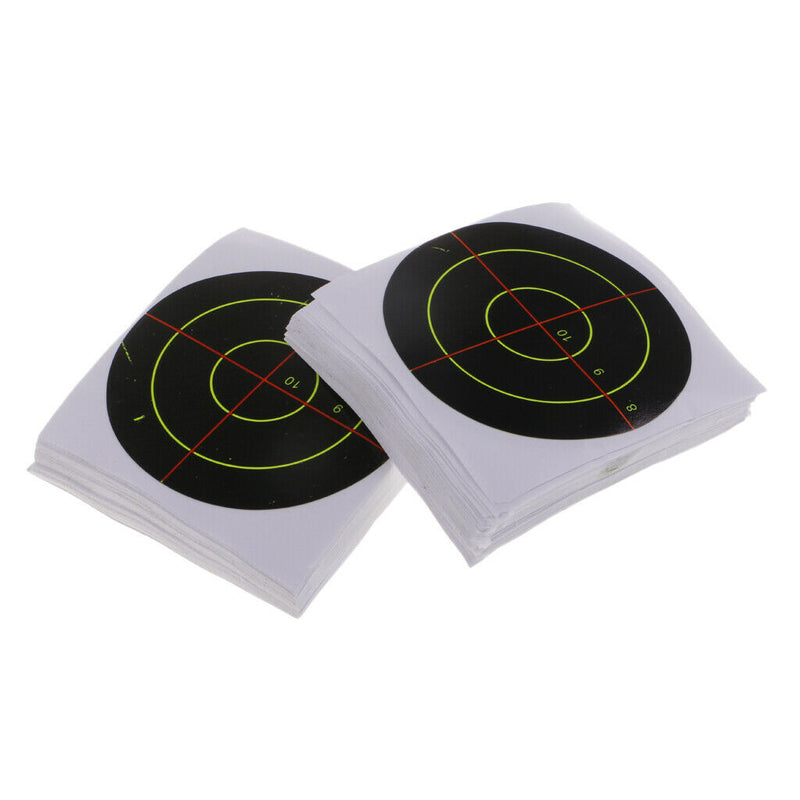 100pcs Diameter 3'' Self adhesive Splatter & Reactive Targets