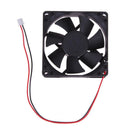 24V 2 Pin 40mm Mini 4cm DC Brushless Computer Cooler Cooling Fan PC Black