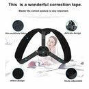 Adjustable Elastic Posture Corrector Back Shoulder Compression Brace Belt C