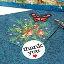 500 Labels/roll thank you Stickers seal labels stickers stationery stic3C
