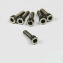 2 pieces of M8 x45 titanium hexagon socket bolts 6AL4V aviation grade-M8x45 bolt
