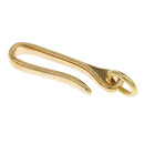 2PCS Solid Brass Keychain Key Ring Belt U Hook Wallet Chain Fob Clip