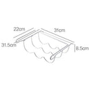 Fridge Organizer Kitchen Storage Rack Shelf Refrigerator Beer Bottle Rack W S7T8