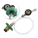 Camping Outdoor Propane Refill Adapter Gas Flat Cylinder Tank Coupler Adapter