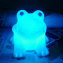 Energy Magic LED Cute Frog Night Light Novelty Lamp Colorful Colors Changin Y0O7