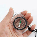 Scouts Military Compass Scale Ruler Baseplate Mini Compass Camping For Hiki U3T7