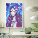 5D DIY Special Shaped Diamond Painting Girl Embroidery Craft Kit Home Decor