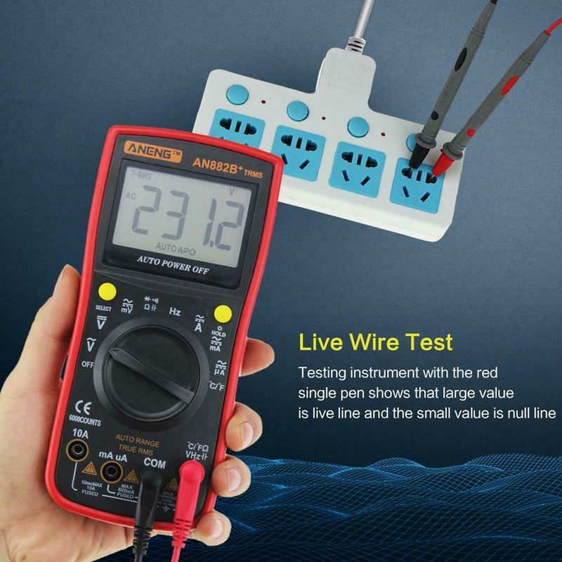 2pcs Universal Digital Multimeter Pens Lead Probe Wire 1000V 20A Ammeter