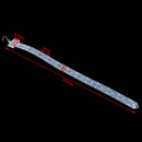 1Pc pvc injection plastic supermarket hanging strip transparent hanging striUP3C