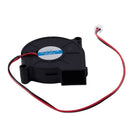 Black Brushless DC Cooling Blower Fan 5015S 12V 0.14A 50mm x 15mm R2I3