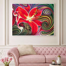 Art DIY Diamond Full Round Drill Painting Fantasy Flower 5D Drawing Kit