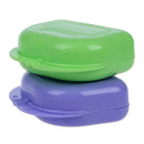 2 x Dental Box Denture Cup Containers Canister Denture Orthopedic